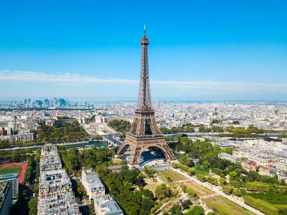 foto panorâmica da cidade de Paris, França